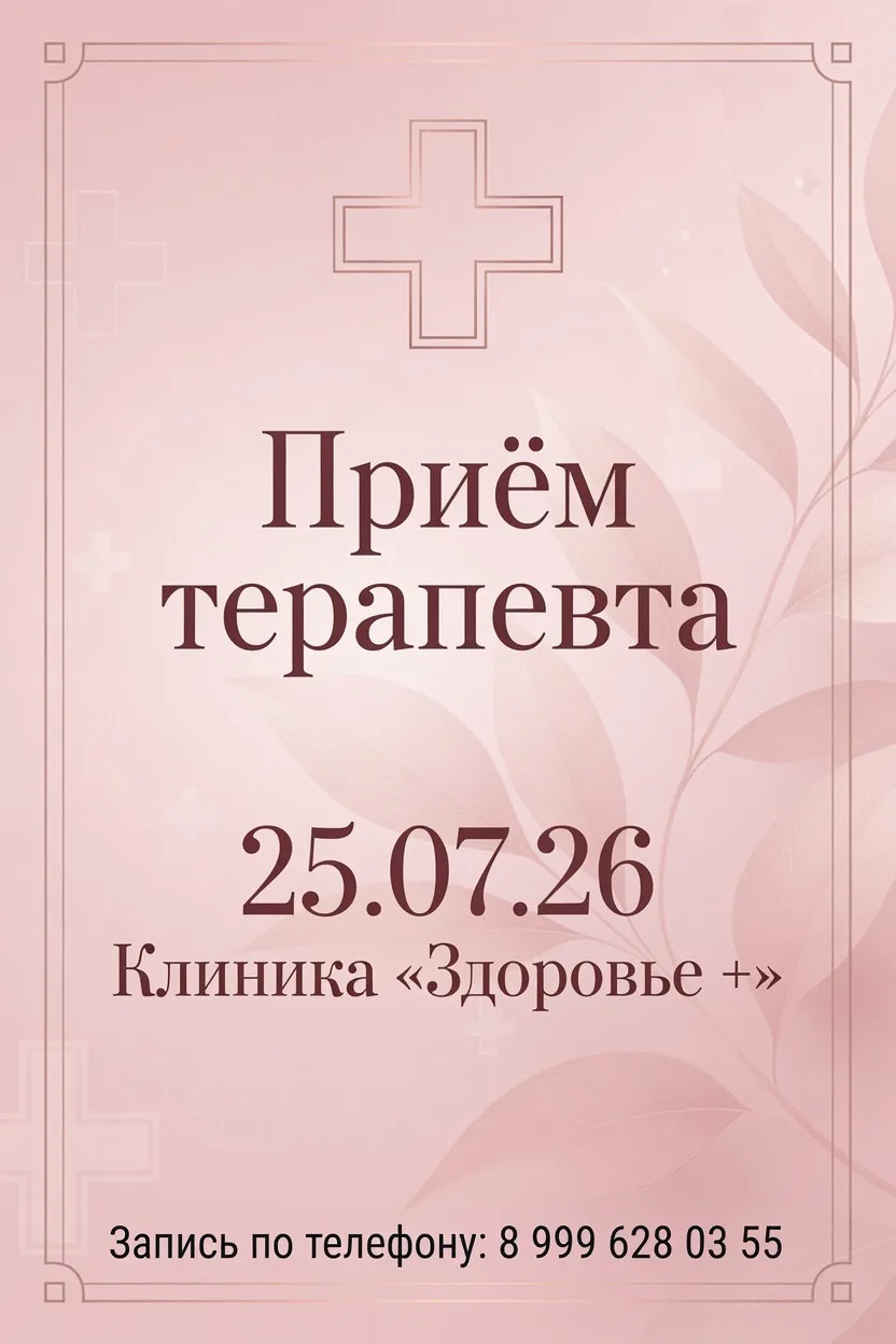 Запись по номеру телефона: +79996280355