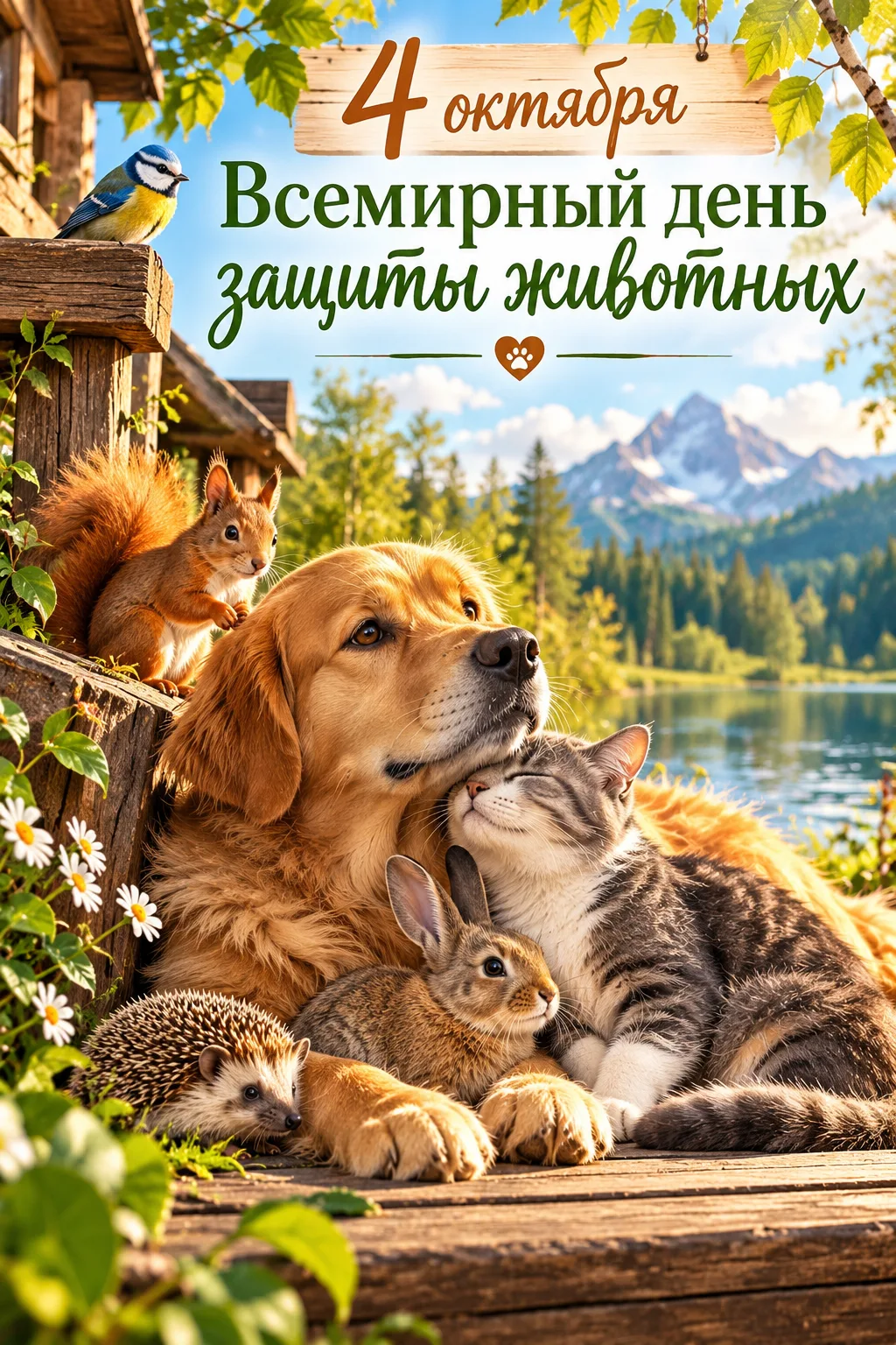 Со Всемирным днём защиты животных! 🐼