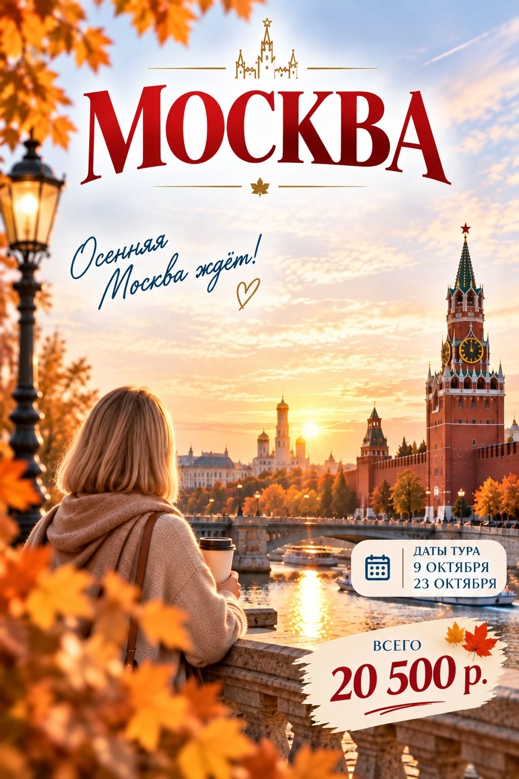 🏙 МОСКВА НА 3 ДНЯ — БОЛЬШОЕ ПУТЕШЕСТВИЕ В СТОЛИЦУ УЖЕ 9 ОКТЯБРЯ!