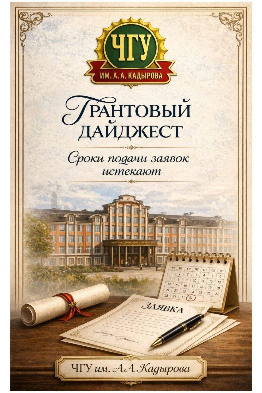 ГРАНТОВЫЙ ДАЙДЖЕСТ ЧГУ ИМ. А.А. КАДЫРОВА!   Друзья! Собрали для вас актуальные конкурсы, которые отк