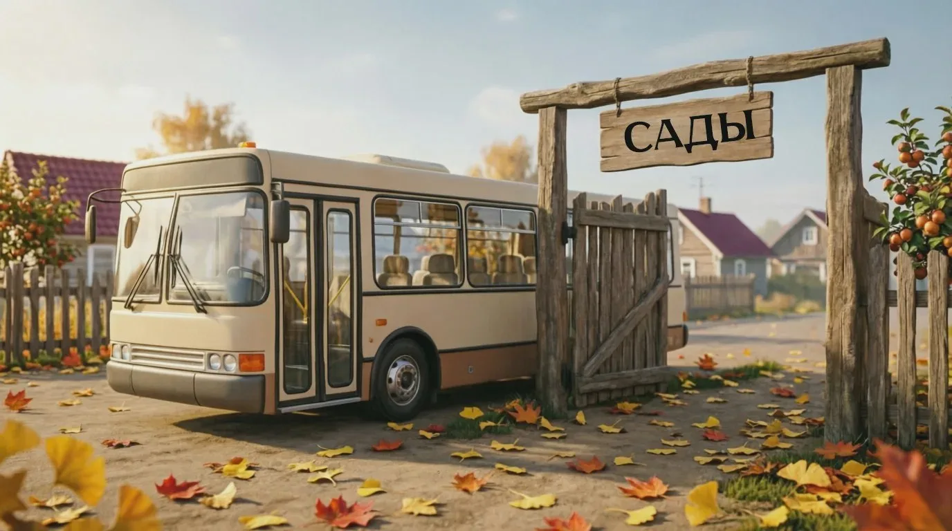 Сезонные автобусы к садоводствам отменяют с 4 октября