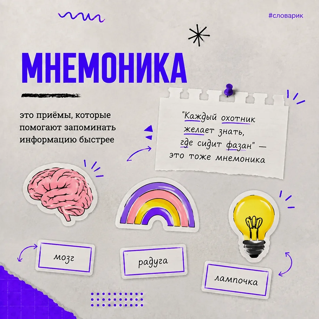 Что такое мнемоника? 🧠