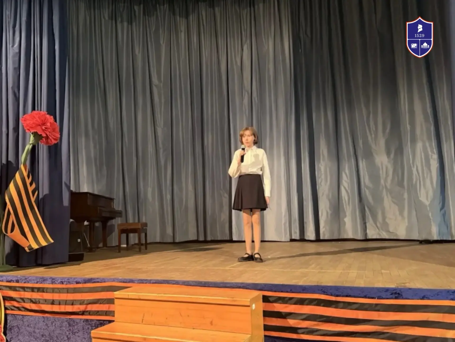 «Мы — дети мирного времени. Но мы обязаны помнить».🕯️  🌟5 мая в в актовом зале школы на 2-м Обыденск