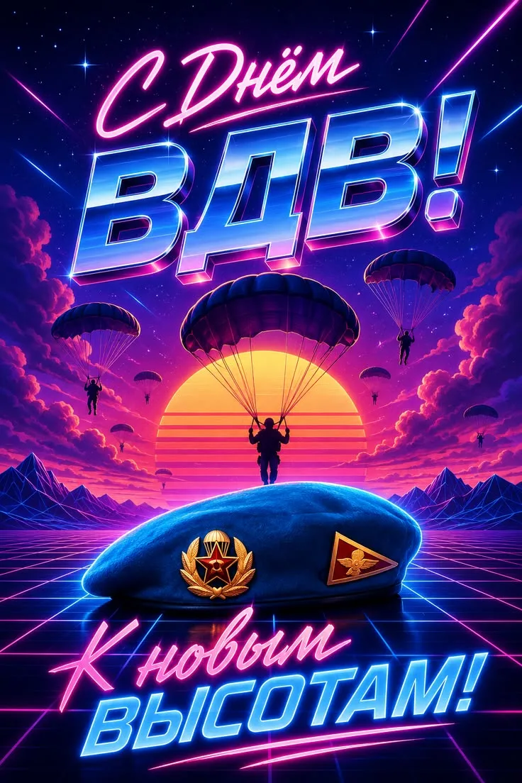 🇷🇺🌹 С Днём Воздушно-десантных войск! Поздравляем!