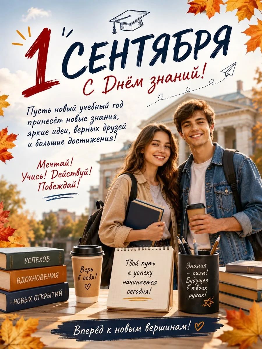 📚✨ С Днём знаний! С 1 сентября! ✨📚