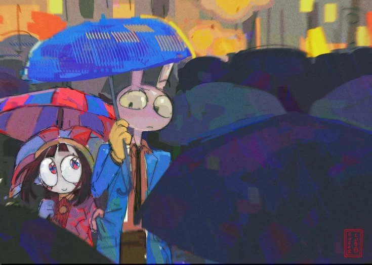 🌧☔