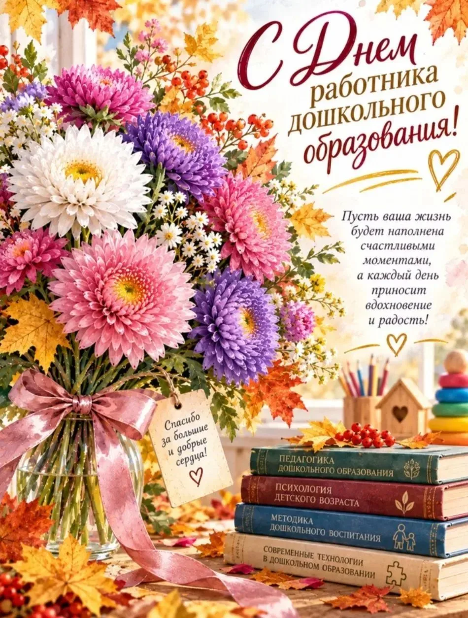 С Днём дошкольного работника! 🎈