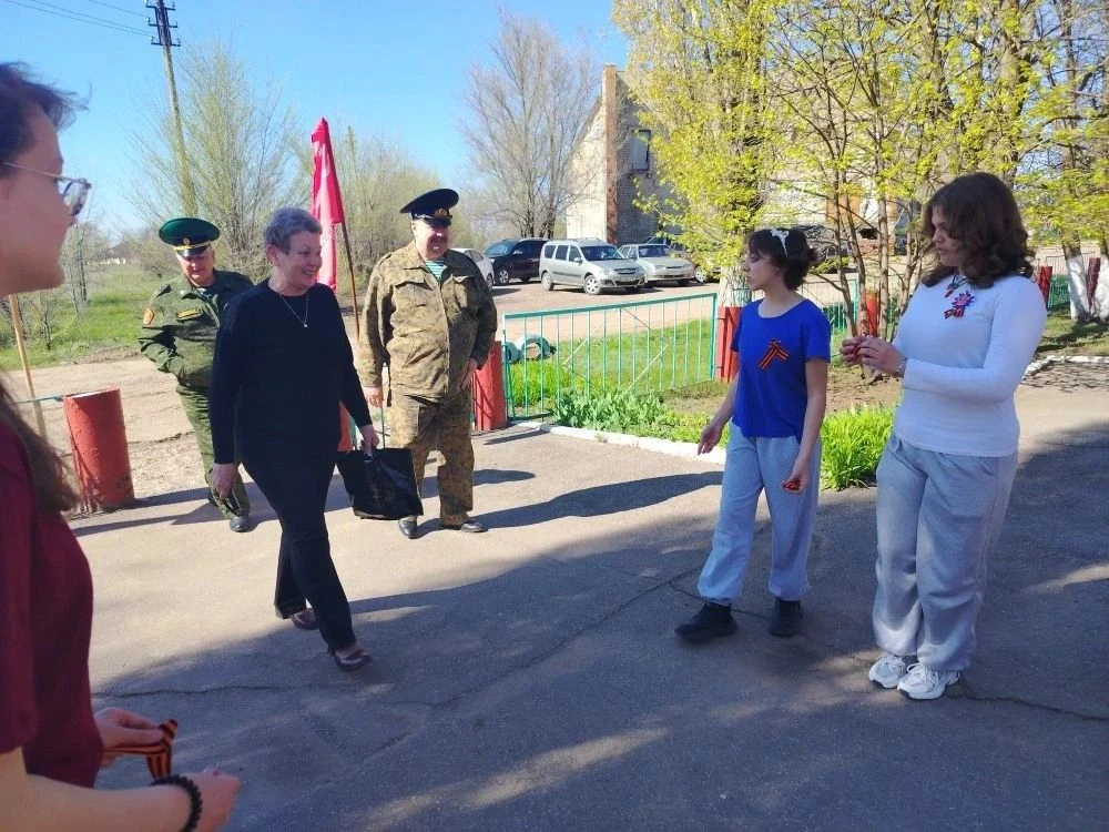 Учащиеся нашей школы приняли участие во Всероссийской акции "Георгиевская ленточка 2026...