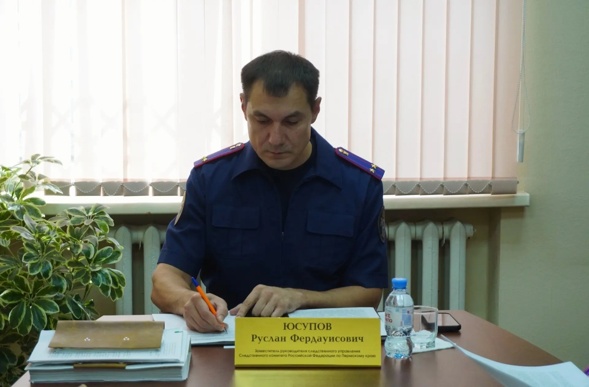 В Пермском крае заместитель руководителя следственного управления СК России провёл личн...