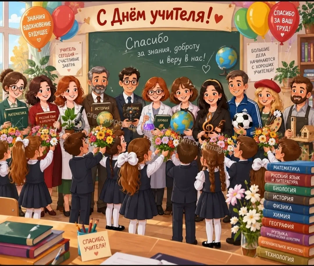 Дорогие наши учителя, педагоги и наставники!
