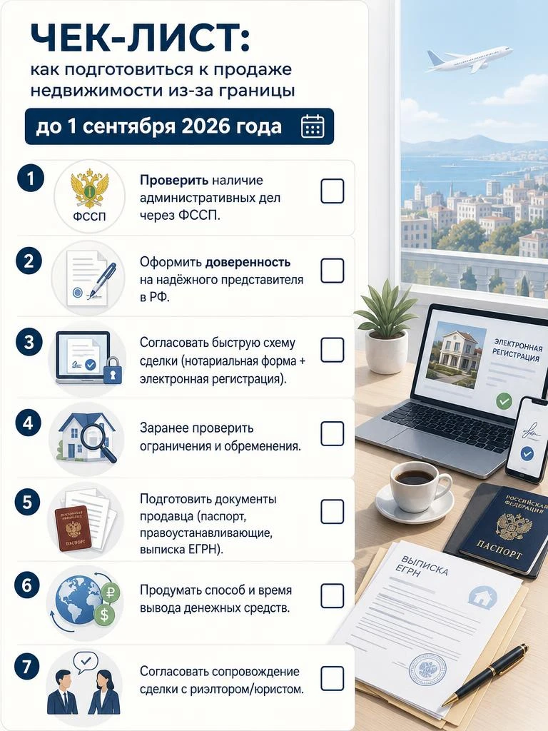 Дистанционная продажа квартиры из-за рубежа: как пройти путь без ошибок

Уехали из России, а квартир
