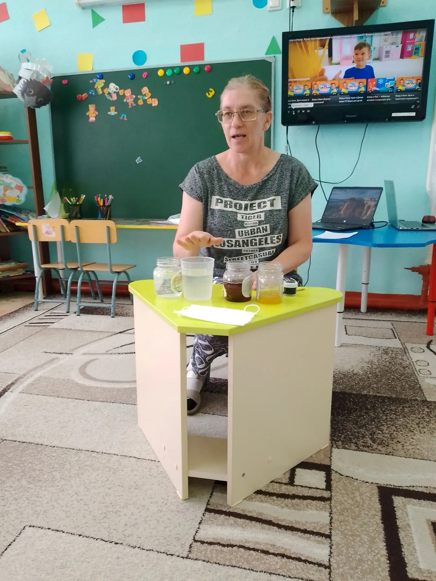В младшей и комбинированной группах прошел тематический день, посвящённый дню воды. Реб...