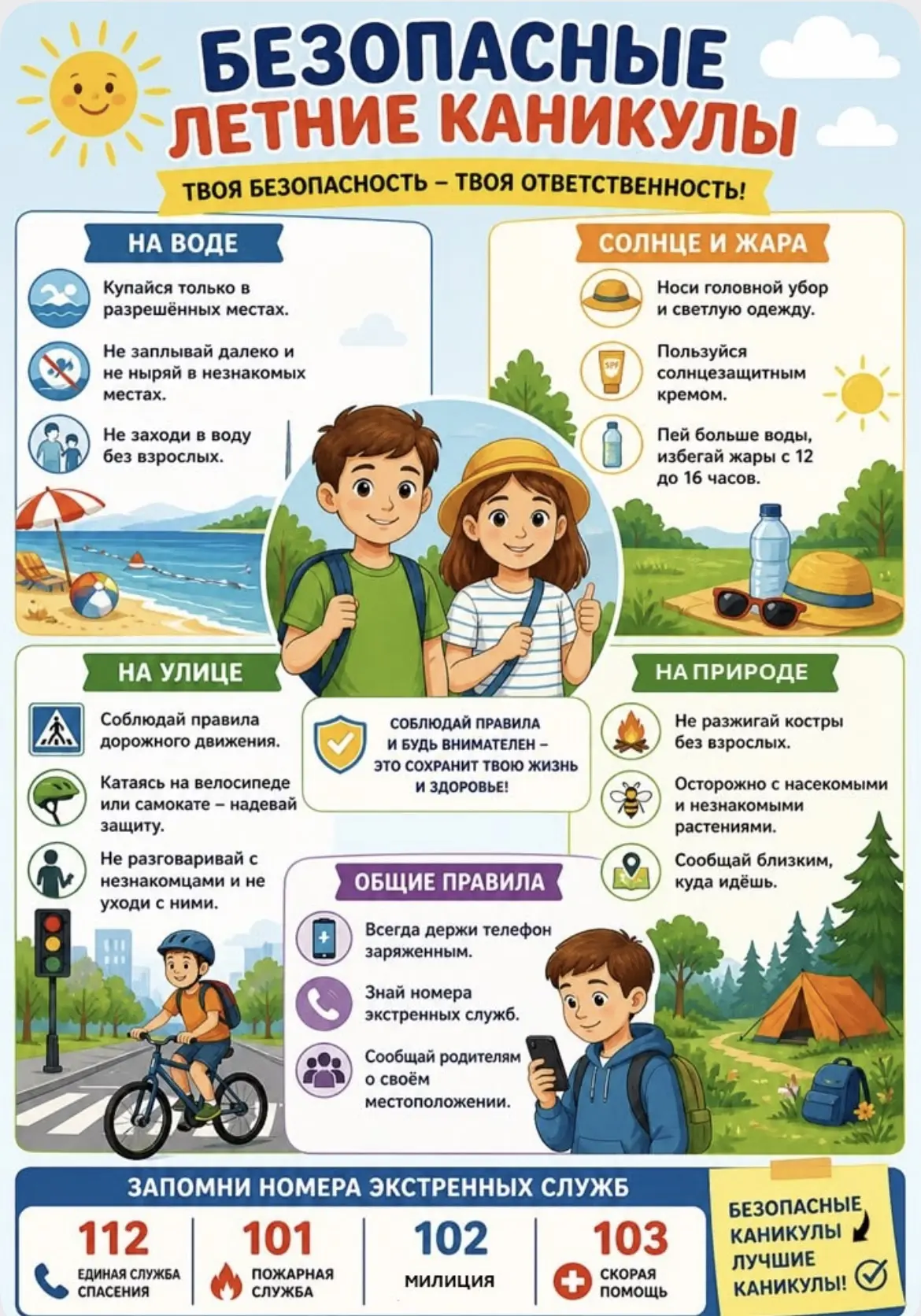 #безопасноелето