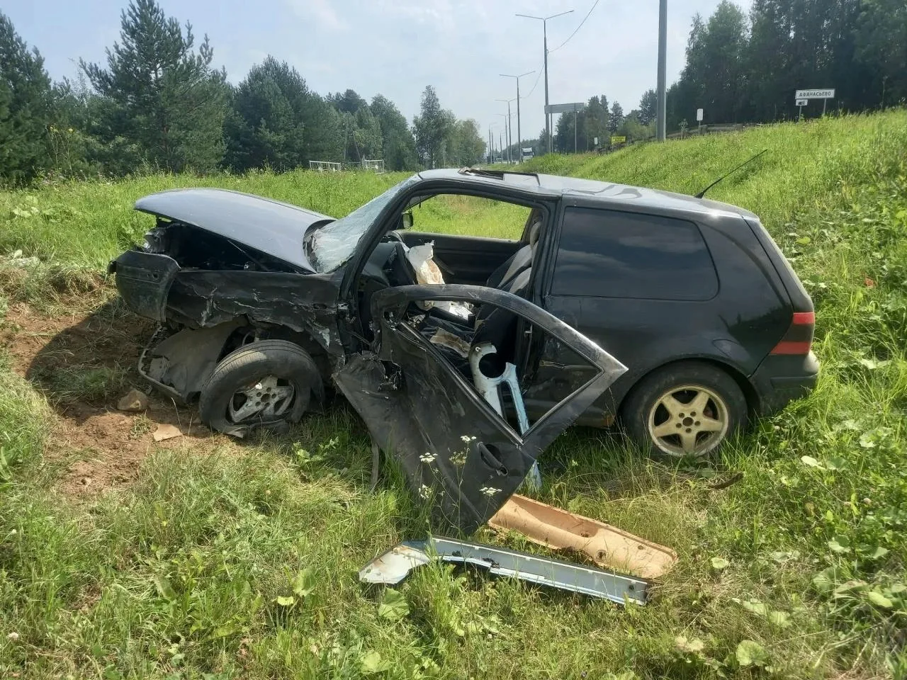 В Афанасьевском округе в ДТП пострадал мужчина