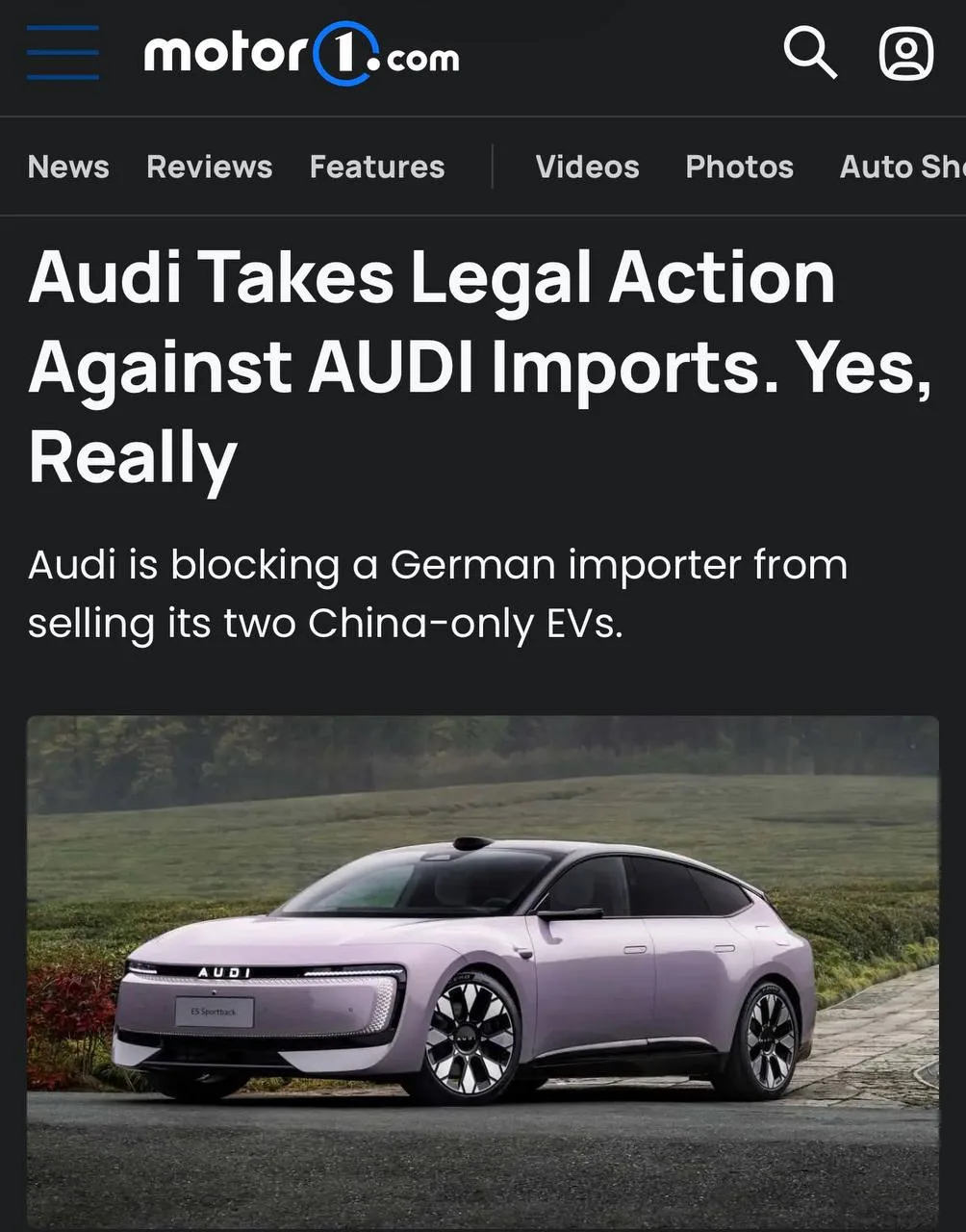 Присядьте: Audi пытается ЗАПРЕТИТЬ ввоз AUDI в Германию. Речь про те самые электрички, ...