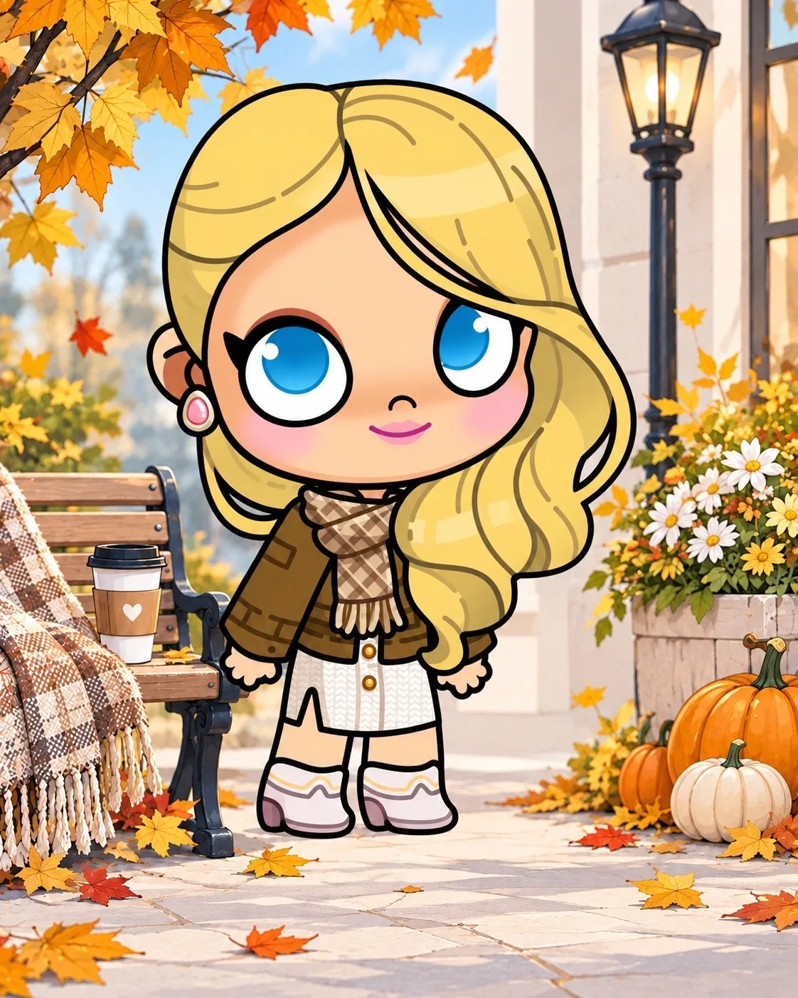 Осенний образ в Аватар Ворлд 😍 🍁