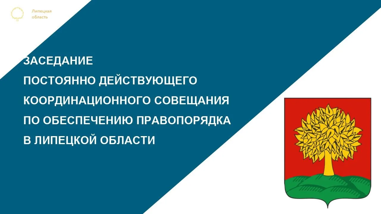 В Правительстве Липецкой области состоялось заседание постоянно действующего координаци...
