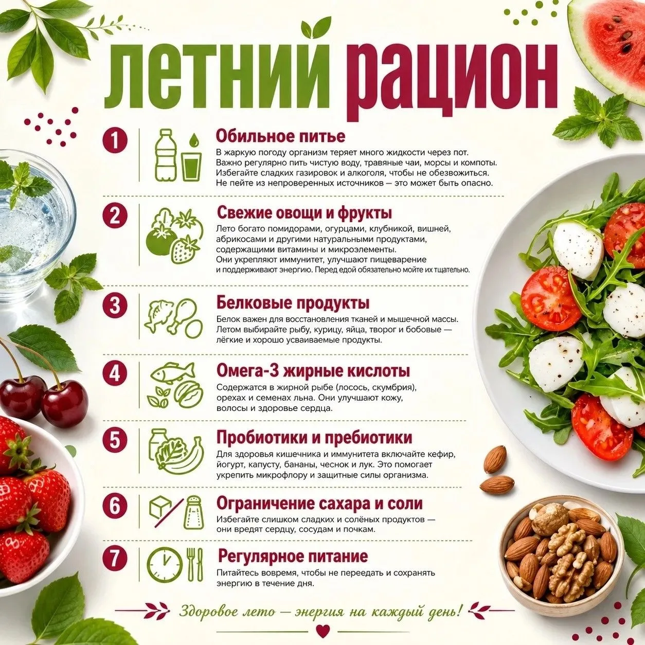 Укрепляем иммунитет: что добавить в летний рацион?
