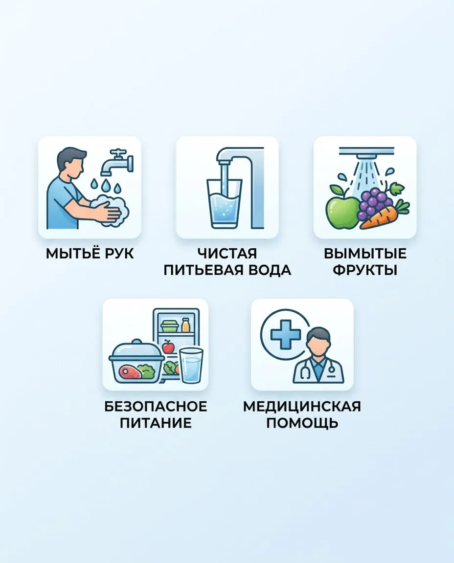 Профилактика кишечных инфекций в летний период