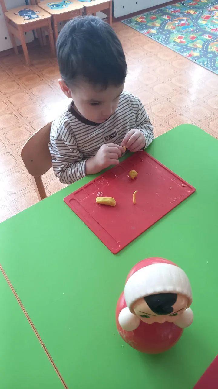 🔴👶🏼Лепка "Неваляшки" в 1разновозрастной  группе🔴👶🏼