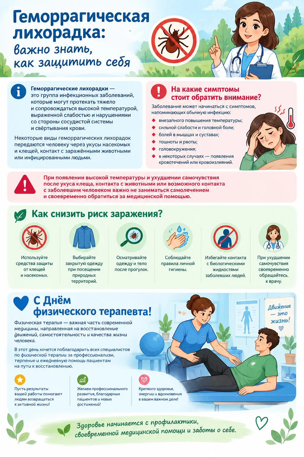 🩸 Геморрагическая лихорадка: важно знать, как защитить себя