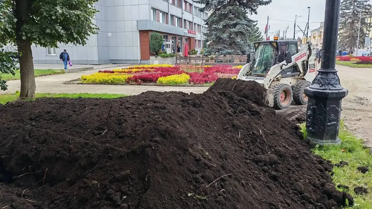✅ В Тамбове продолжают благоустройство улицы Октябрьской