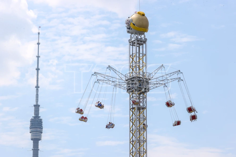 🎡 Новые экстремальные аттракционы в парке "Орион" в Москве