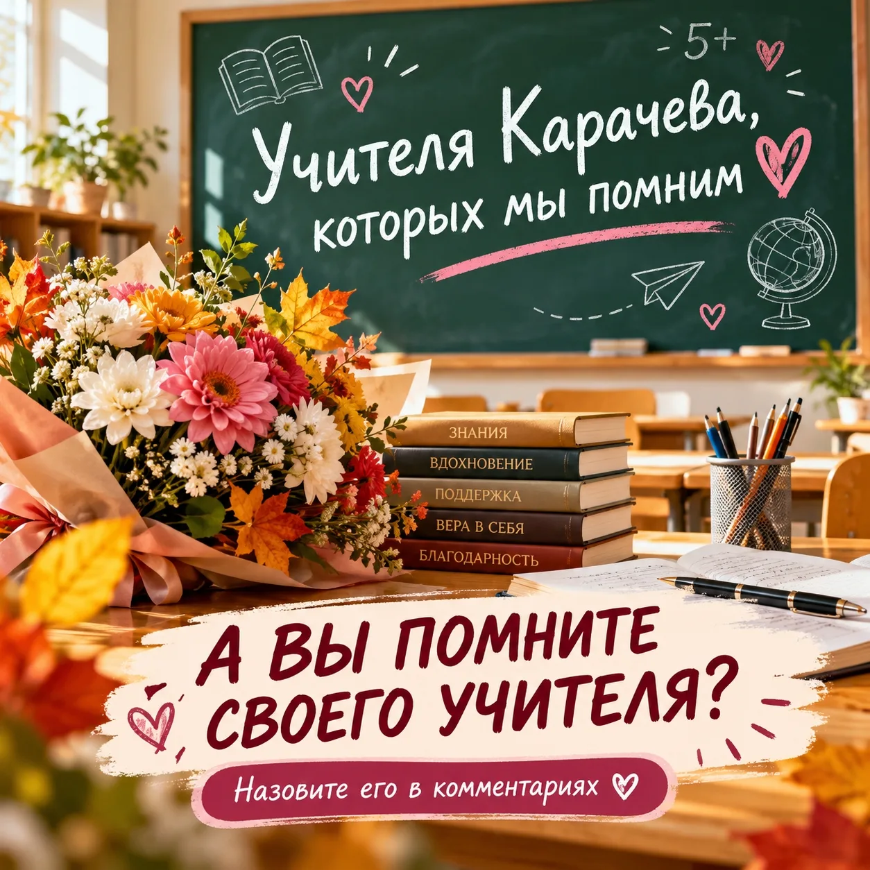 🍎 НАЗОВИТЕ УЧИТЕЛЯ КАРАЧЕВА, КОТОРОГО ВЫ ПОМНИТЕ ДО СИХ ПОР