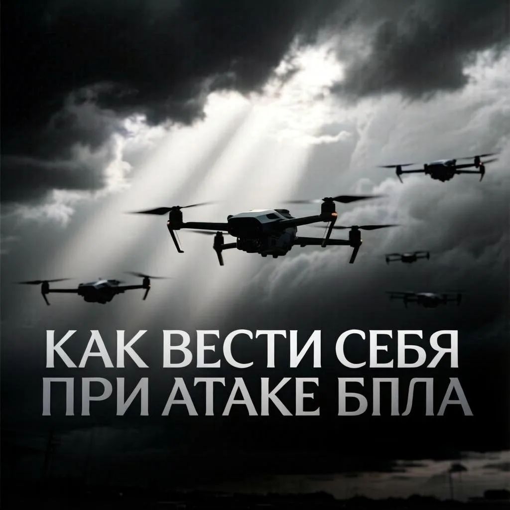 ❗️Как вести себя при атаке БПЛА