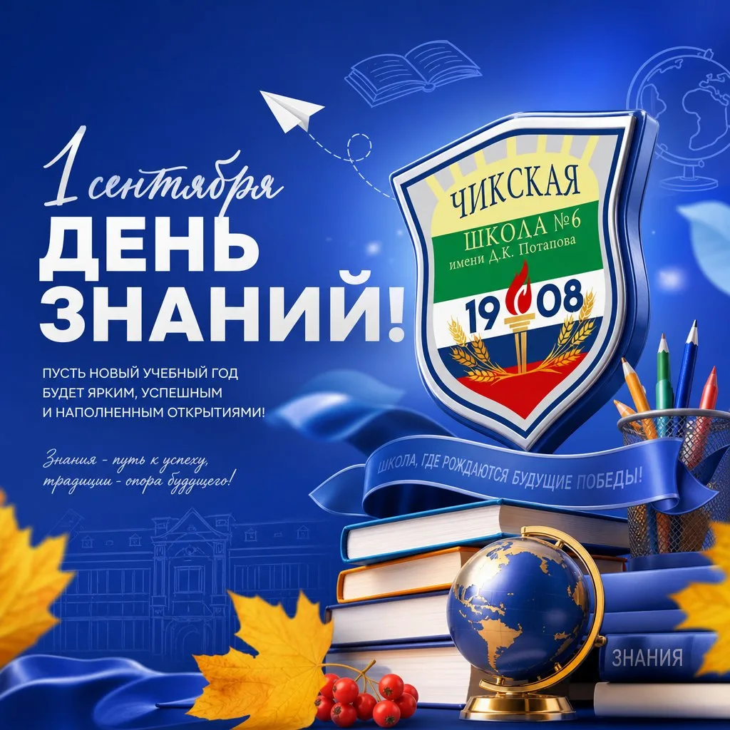 От всей души поздравляем с Днём знаний! 🌟💐
