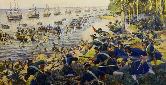 15 июня 1705 года заложенный Петром I у острова Котлин русский форт «Кроншлот» отбил нападение шведс