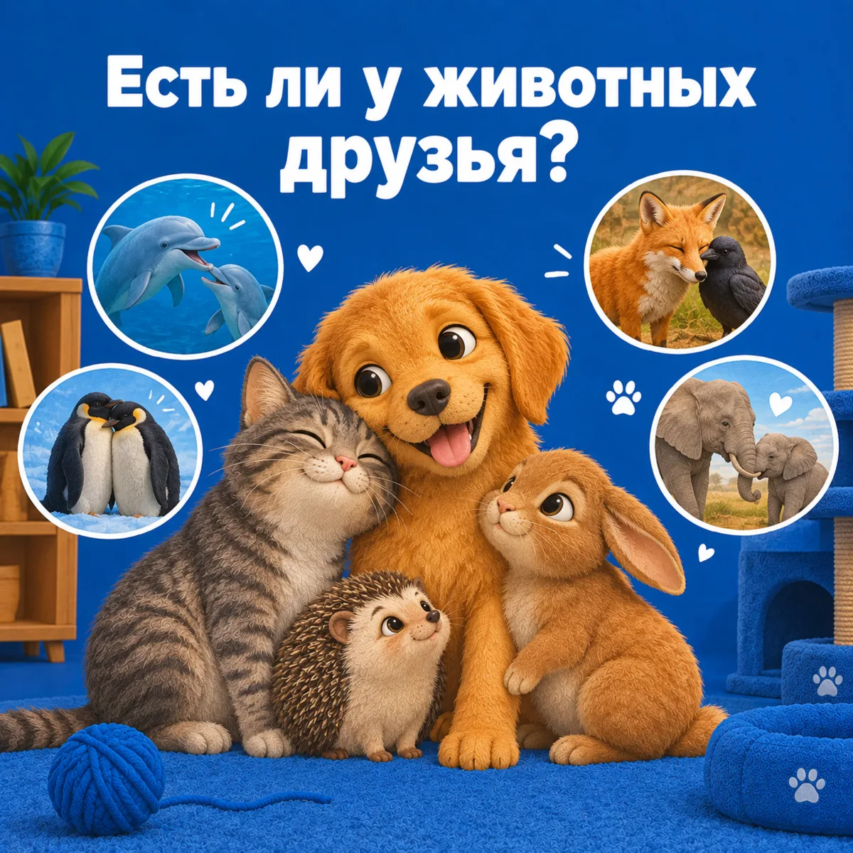 🐾 Есть ли у животных друзья?