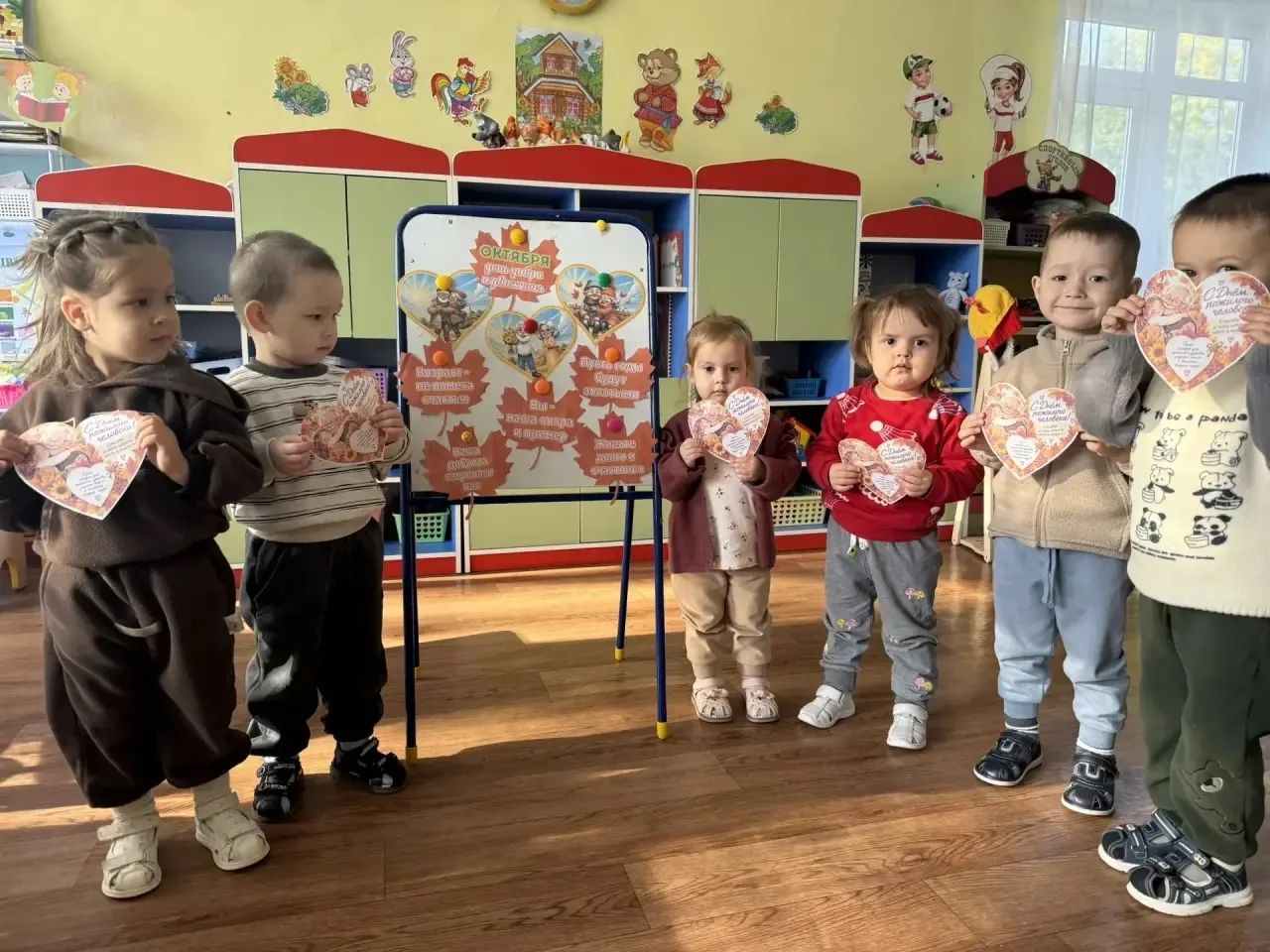 В младшей группе проведено душевное мероприятие, посвящённое Дню пожилого человека! 🍁