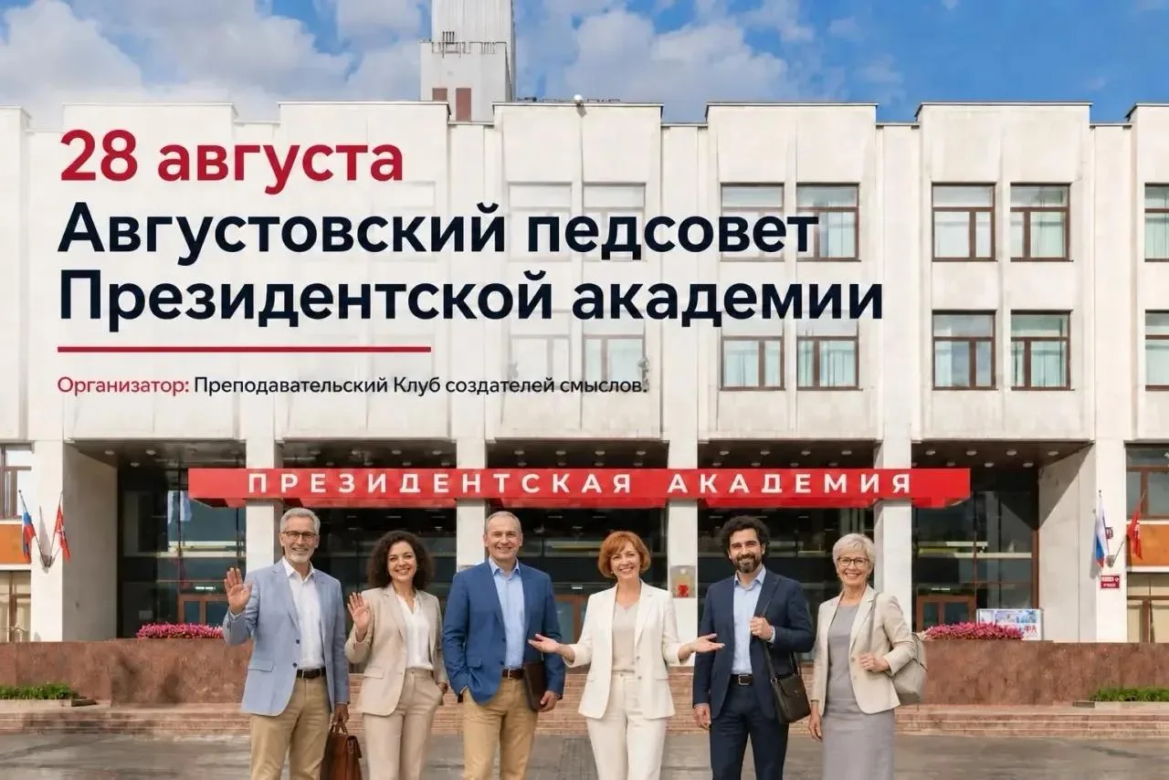 Клуб создателей смыслов Президентской академии приглашает вас принять участие в форсайт...