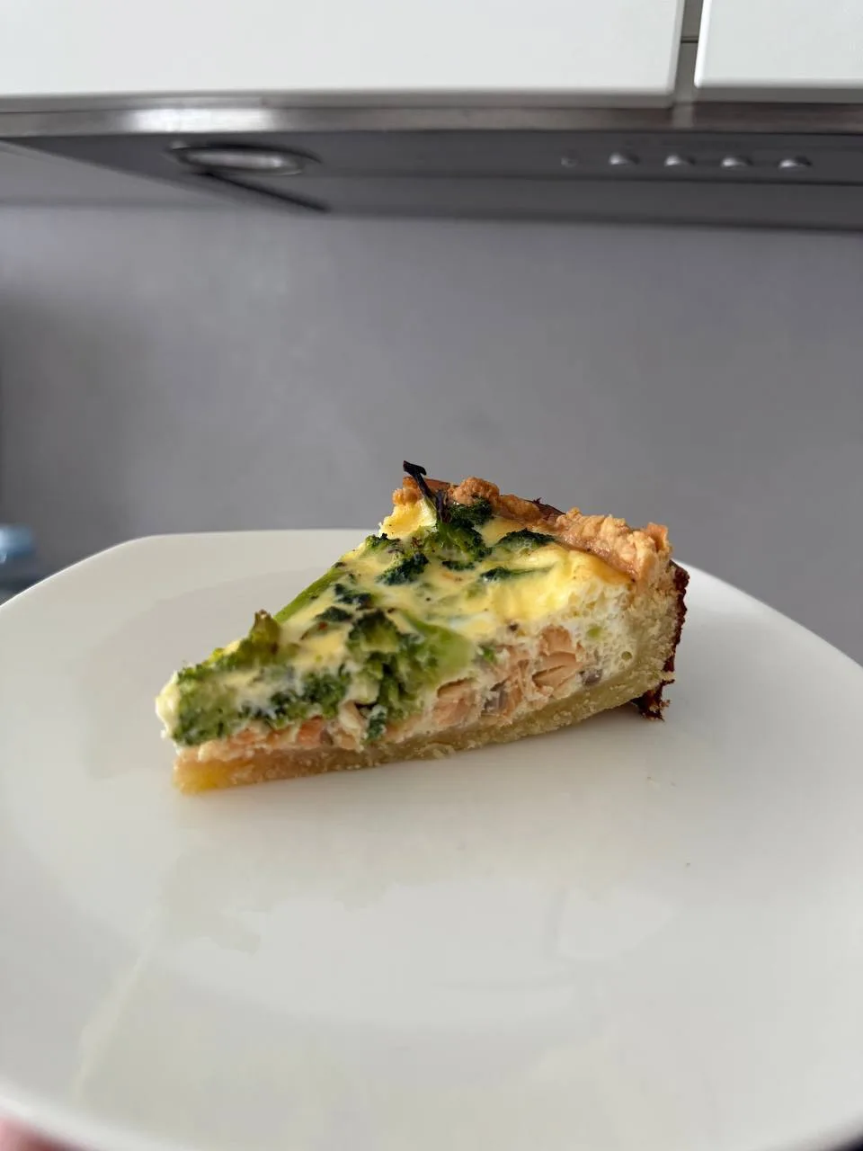 Киш с лососем и брокколи 🥦