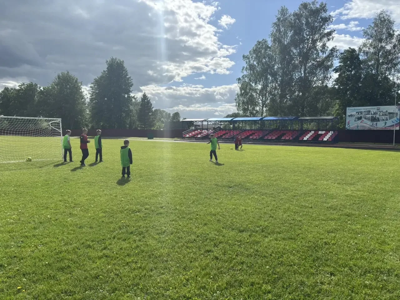 Тренировка по футболу.⚽️