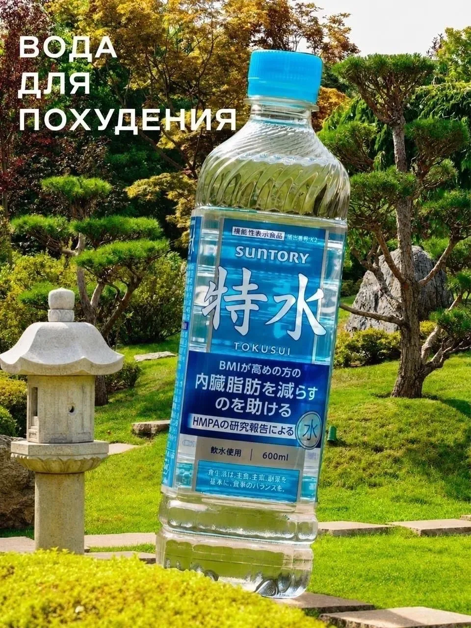 В Россию привезли японскую минералку Tokusui, которую уже окрестили «водой с эффектом оземпика». Про