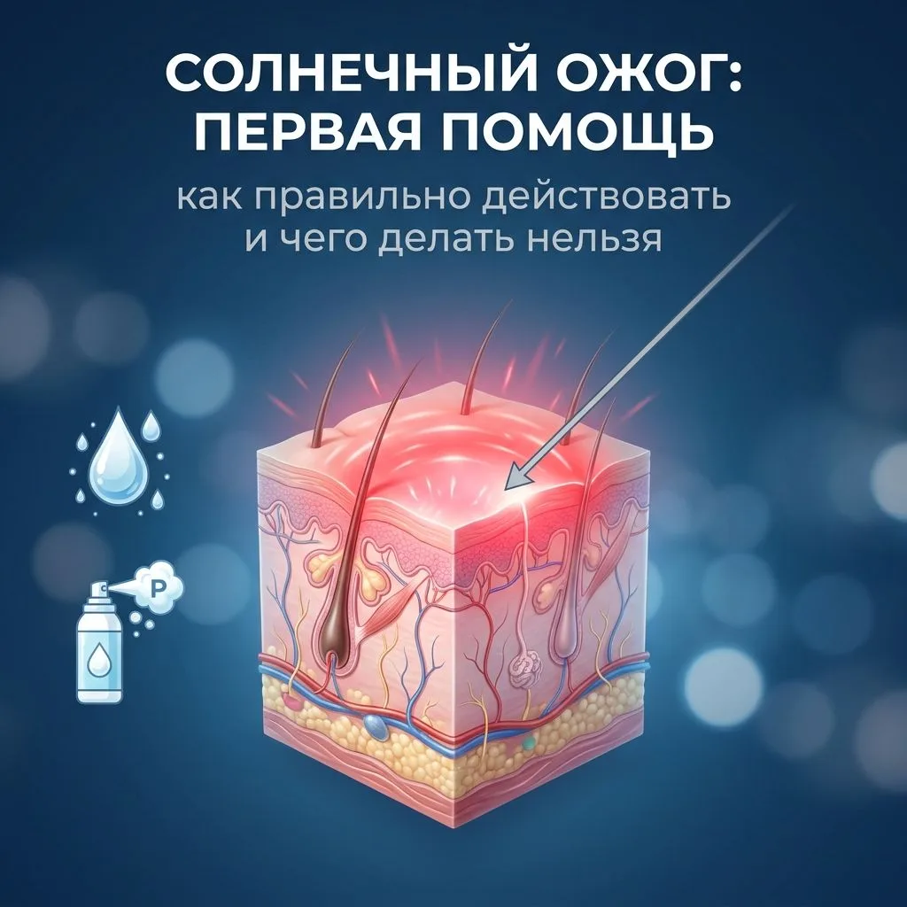 Солнечный ожог: как помочь себе и ребенку и не допустить ошибок ☀️🧴