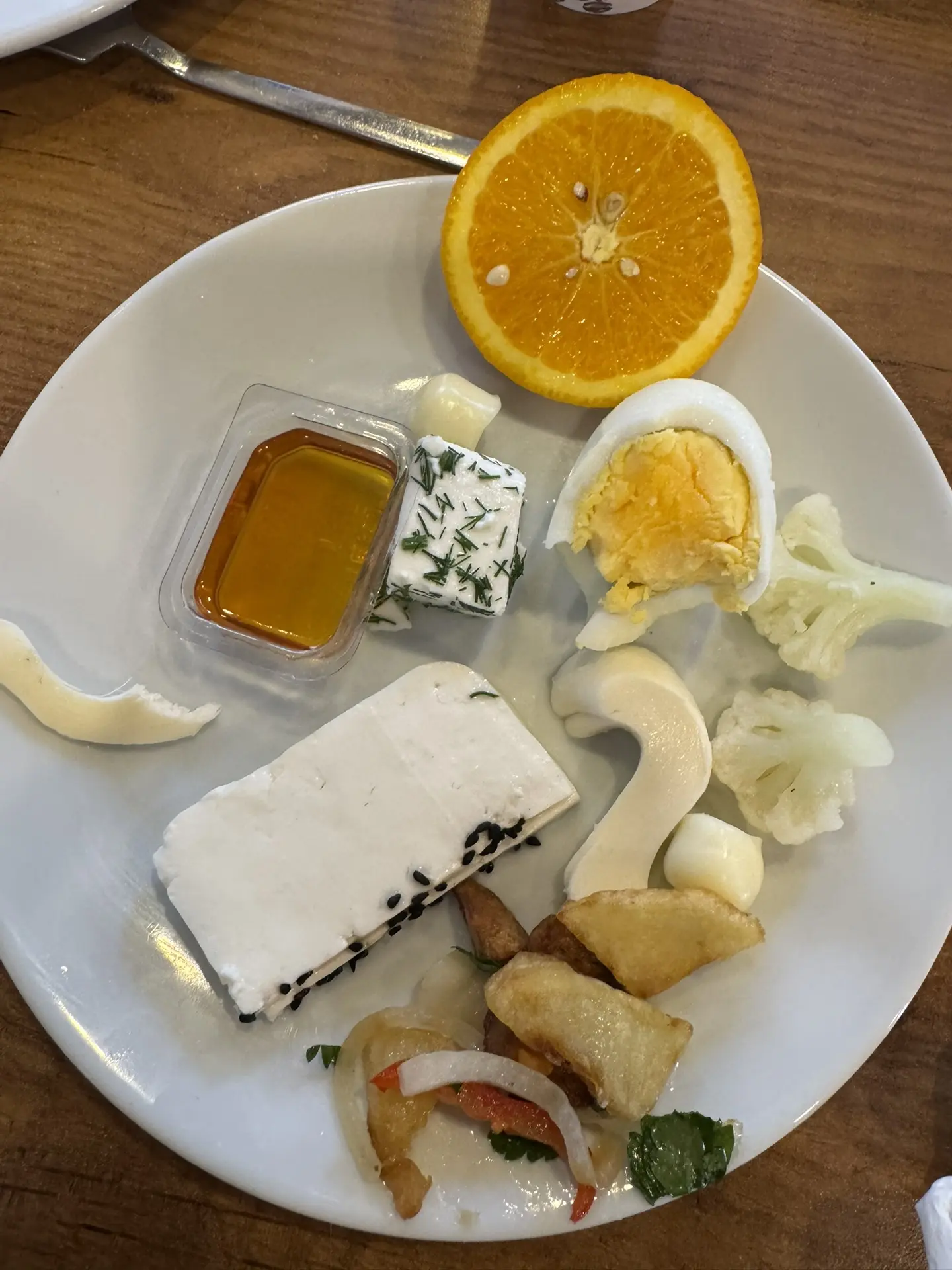 Моя тарелка :))))) обожаю отели и шведский стол.