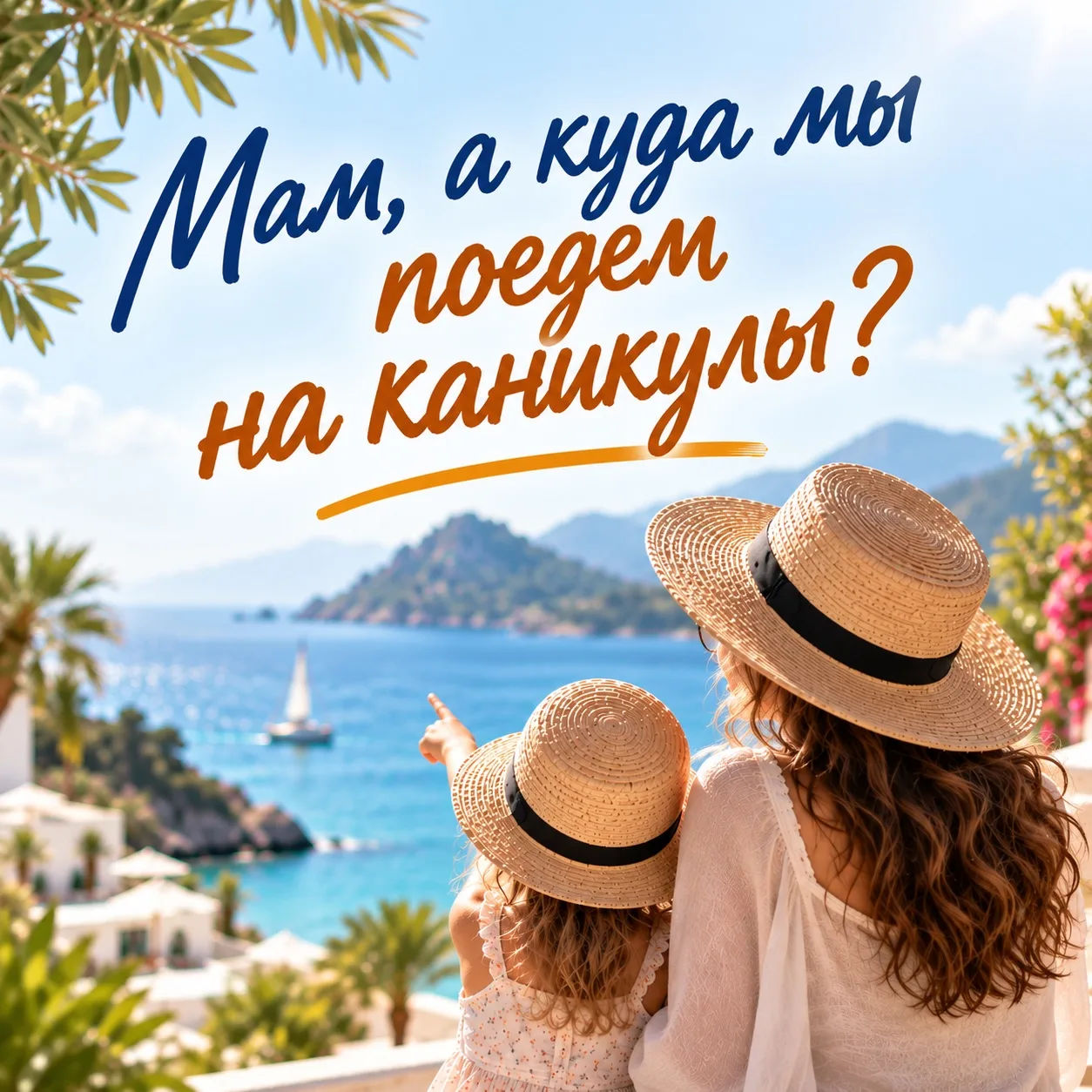 — Мам, а куда мы поедем на каникулы? 😅