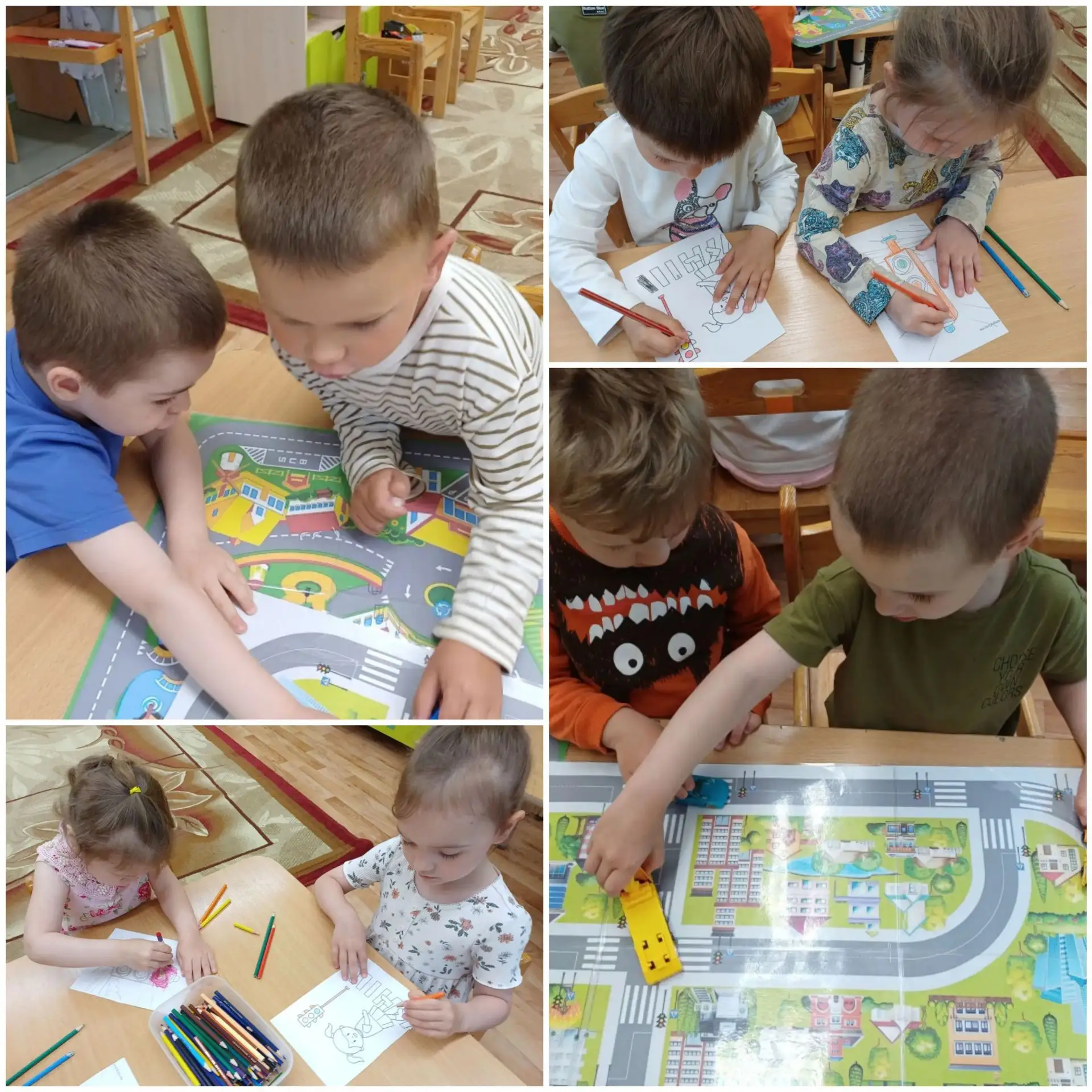 Безопасность - это важно, но учиться ей совсем не скучно! 🚦🚂

Наши ребята в игровой форме строят п