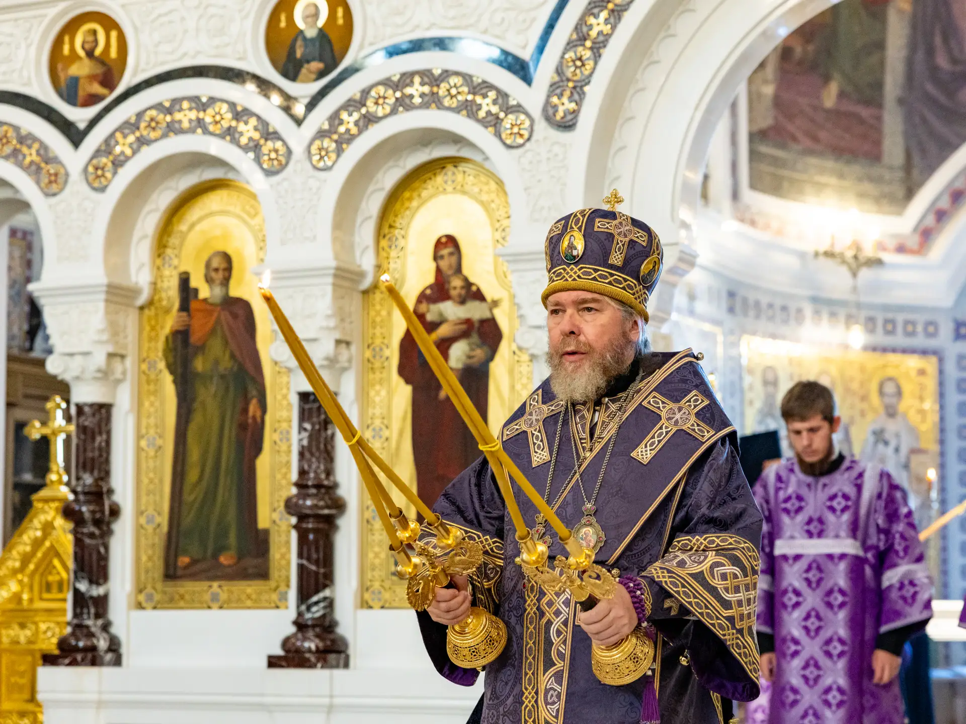🙏 Митрополит Тихон совершил утреню в Свято-Владимирском Херсонесском мужском монастыре