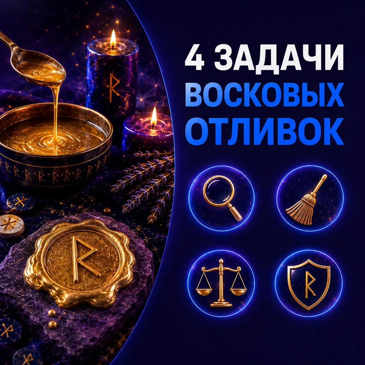 4️⃣ ЗАДАЧИ ВОСКОВЫХ ОТЛИВОК