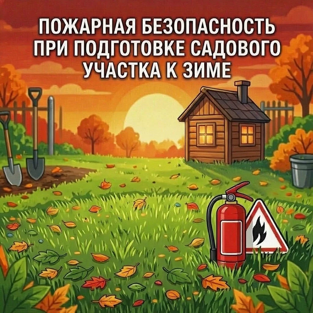 🔥 Готовите дачу к зиме? Помните о пожарной безопасности! 🔥