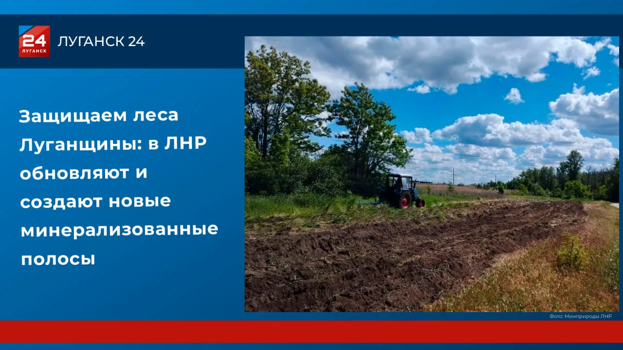 🌳🔥Защищаем леса Луганщины!

Для предотвращения лесных пожаров в регионе оборудуют минерализованные