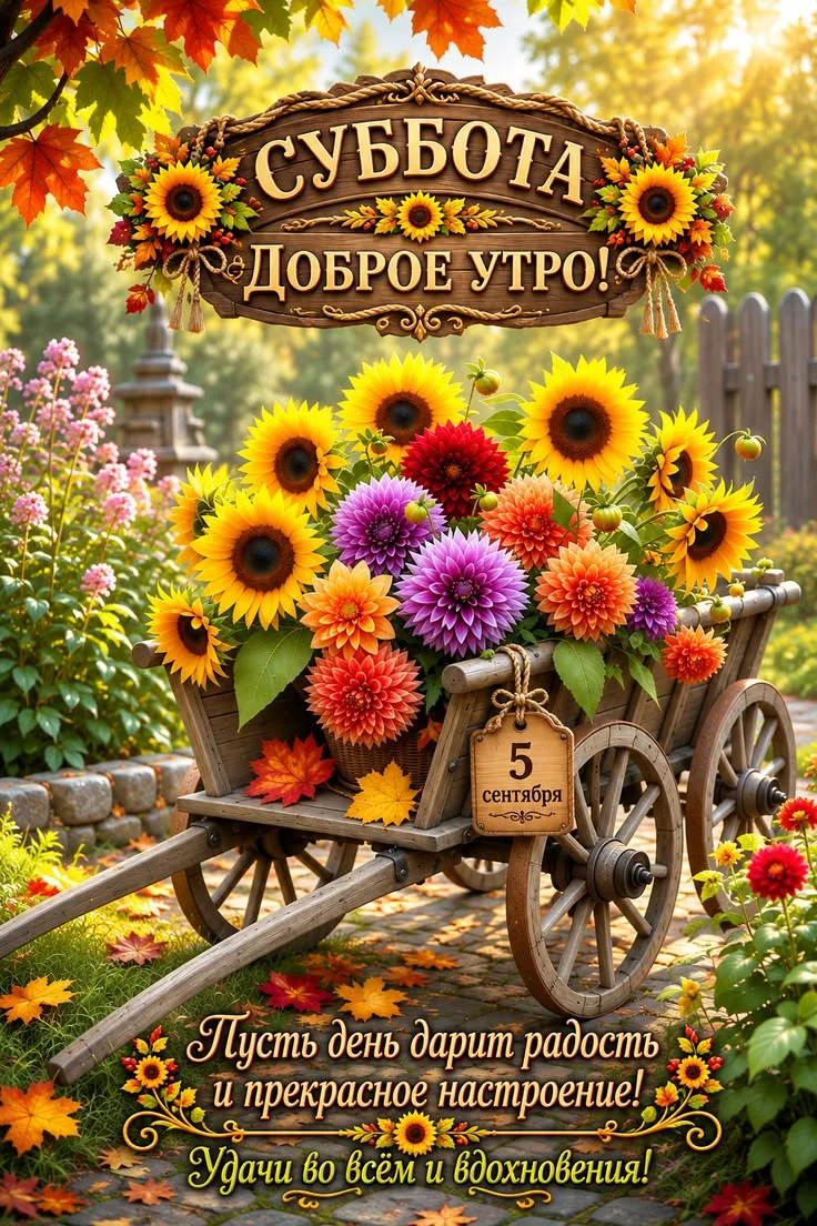 🌞🎉 Чудесного утра! Везения и хорошего настроения!