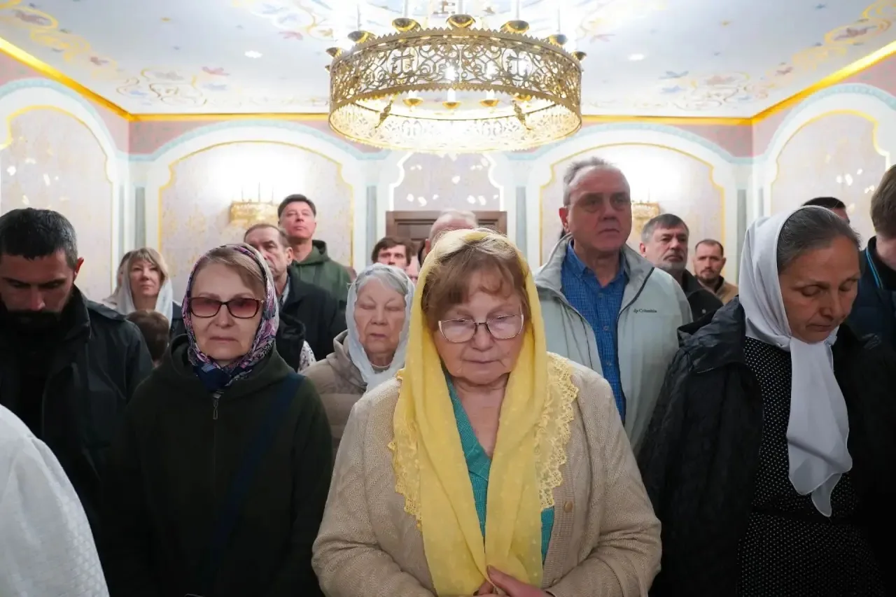 С праздником Благовещения!  🕊️В честь праздника состоялась служба в Благовещенском храме. Возглавил 