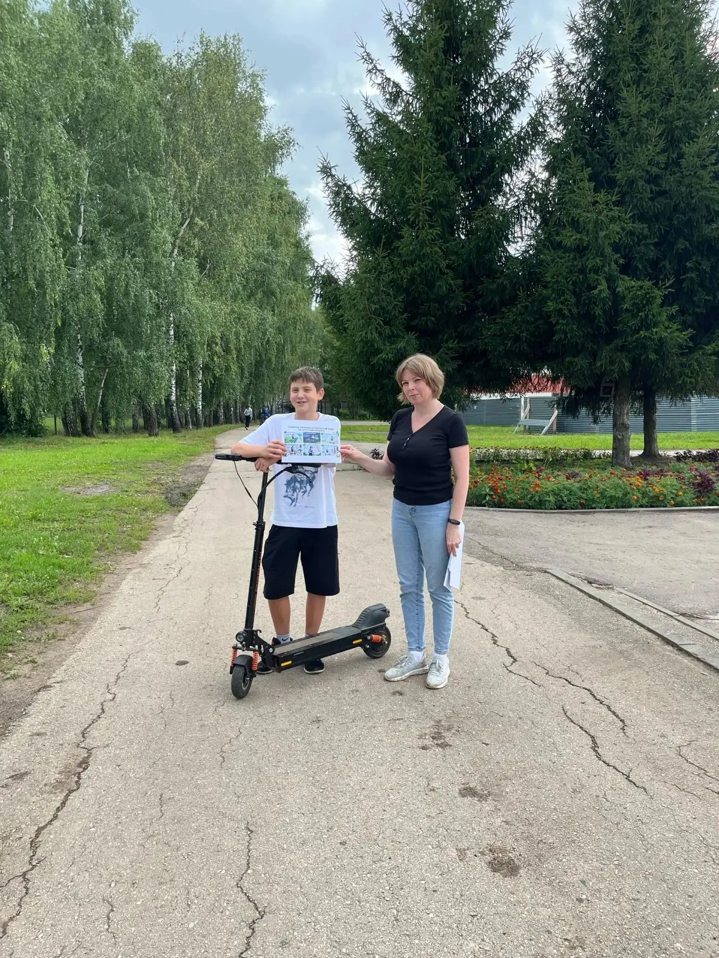 🛴🚲 Региональная акция «Дети летом»Безопасность на дороге: беседа для семиклассников