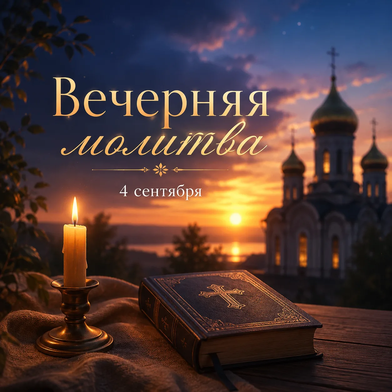 🙏 Вечерняя молитва 4 сентября