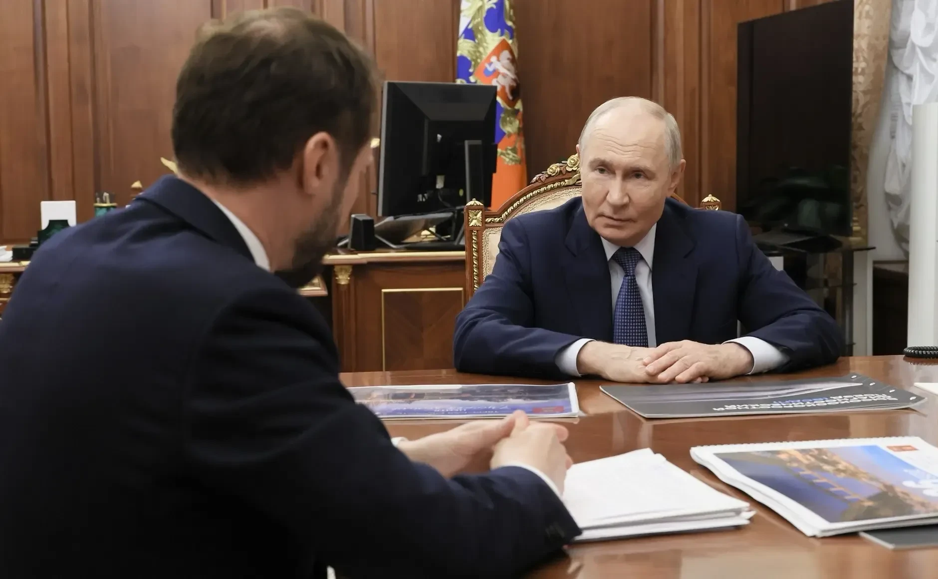 Президент встретился с главой Тверской области Виталием Королевым